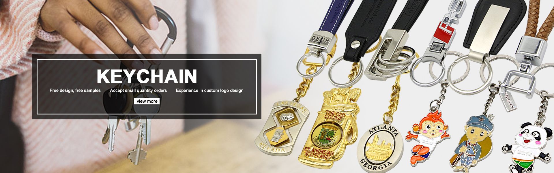 Custom keychain kind of keychain promotional gifts product are available